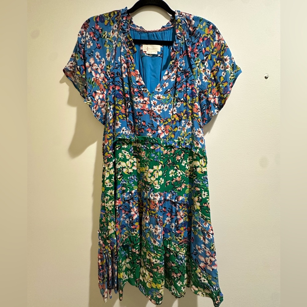 Anthropologie Robin Tiered Mini Dress - Women’s S